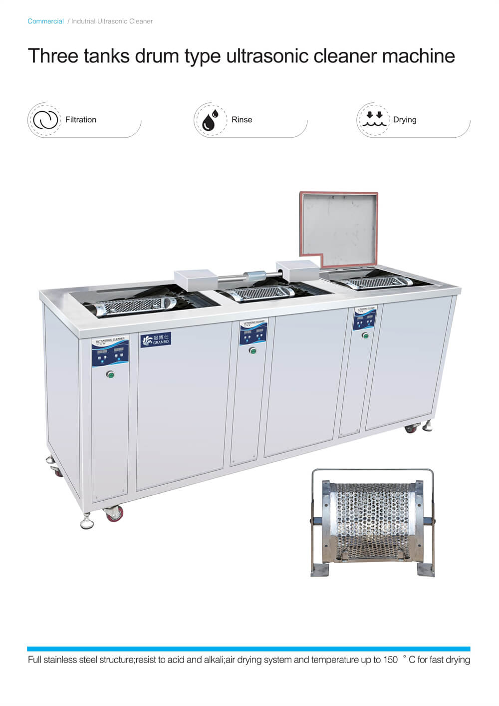 Automated Multi-Tank Ultrasonic Cleaner