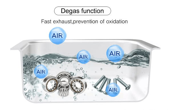 Ultrasonic Degas Function