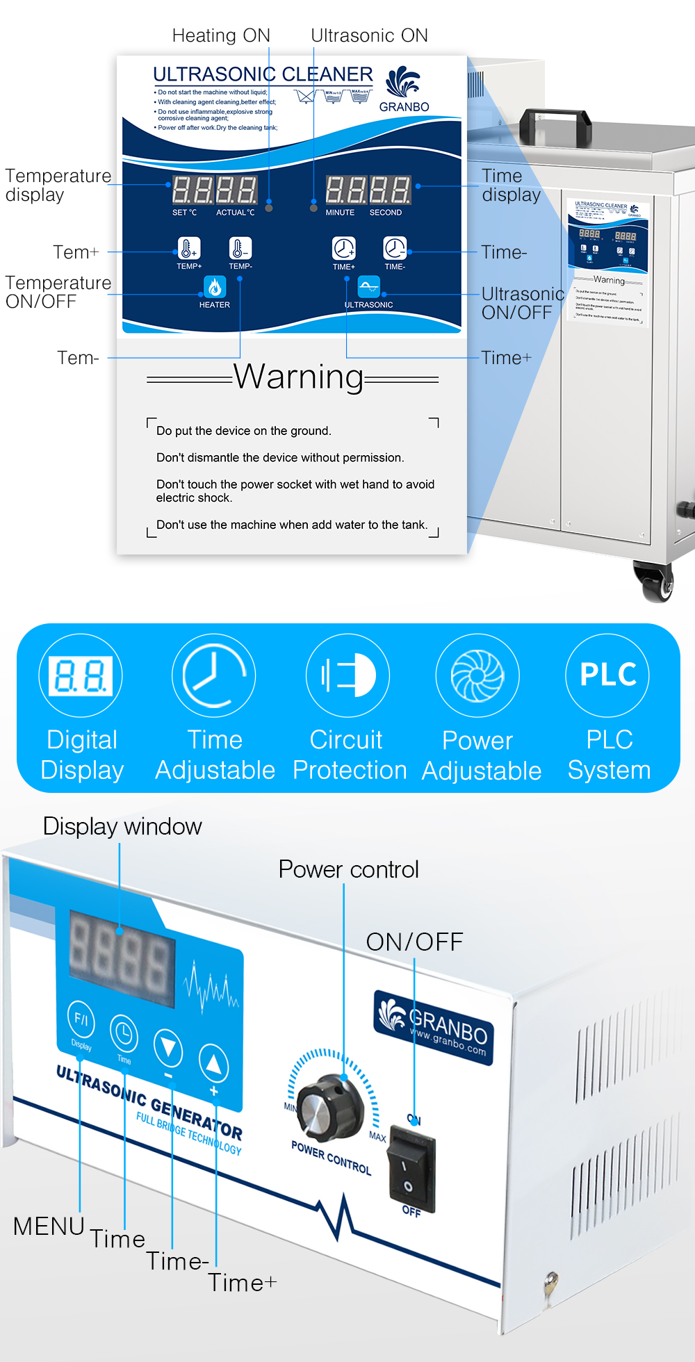 Advantages of Ultrasonic Industrial Single Tank Machine Equipped with External Generators